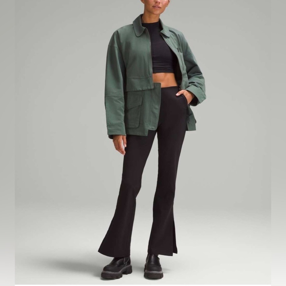 Rare Lululemon Glyde 2-in-1 Adaptable Jacket Coat Dark Forest Size M NWOT - Picture 5 of 12